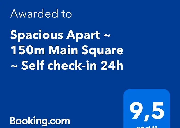 Spacious Apart ~ 150M Main Square ~ Self Check-In 24H